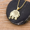 Rainbow Elephant Necklace