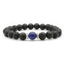 Chakra & Lava Stone Beaded Bracelet