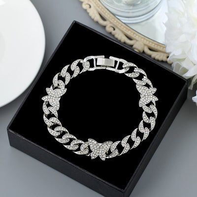 Sparkle Cuban Anklet