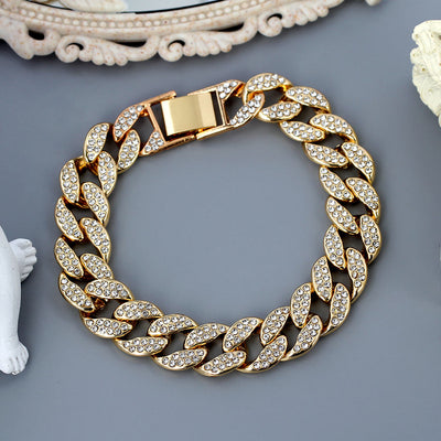 Sparkle Cuban Anklet