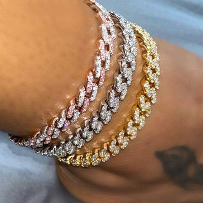 Sparkle Cuban Anklet