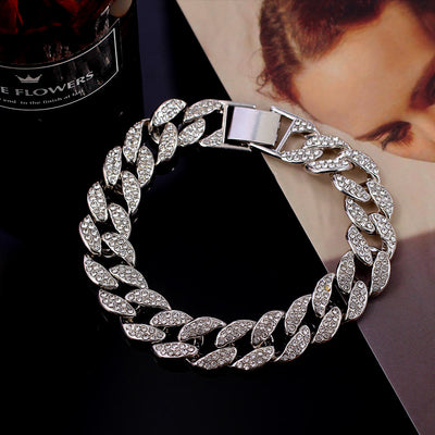 Sparkle Cuban Anklet