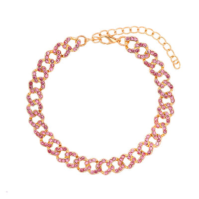 Sparkle Cuban Anklet