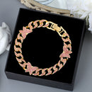 Sparkle Cuban Anklet