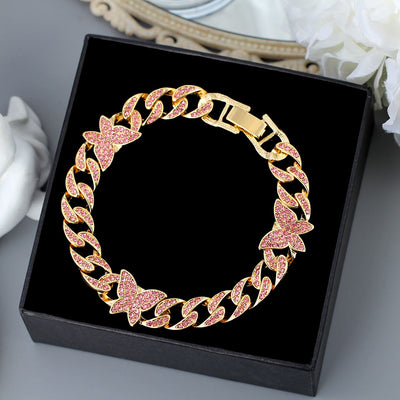 Sparkle Cuban Anklet