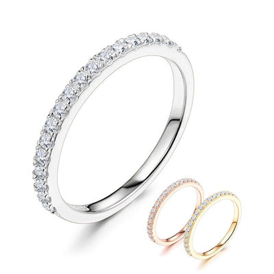 Moissanite Band